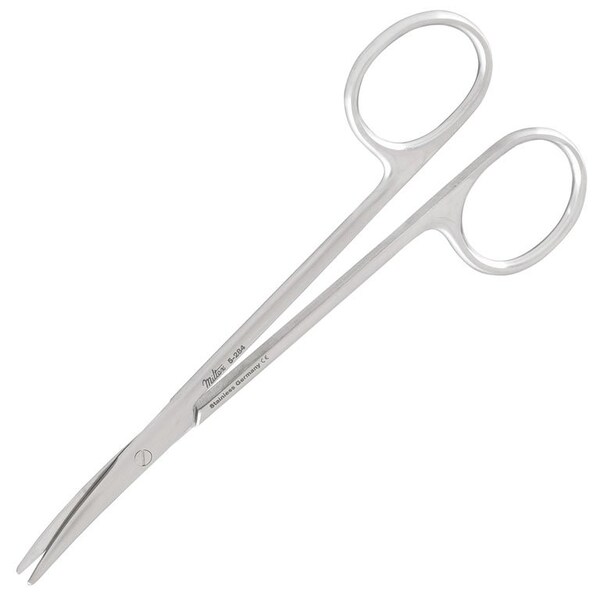 Metzenbaum Scissors, 5in, Curved with Delicate Pattern